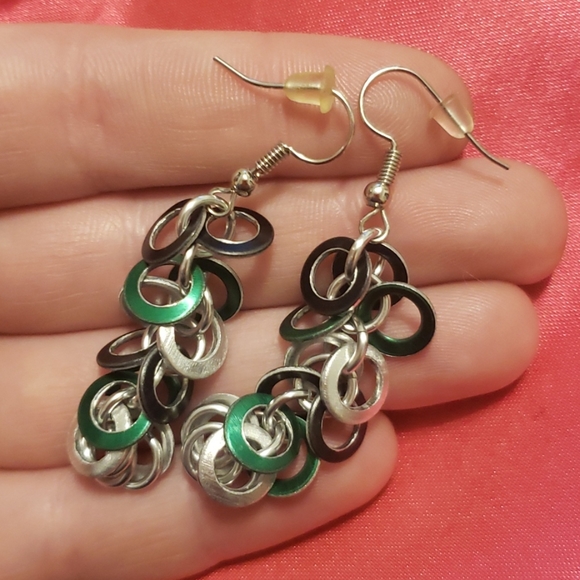 Ring Cluster Earring Set - Picture 1 of 4